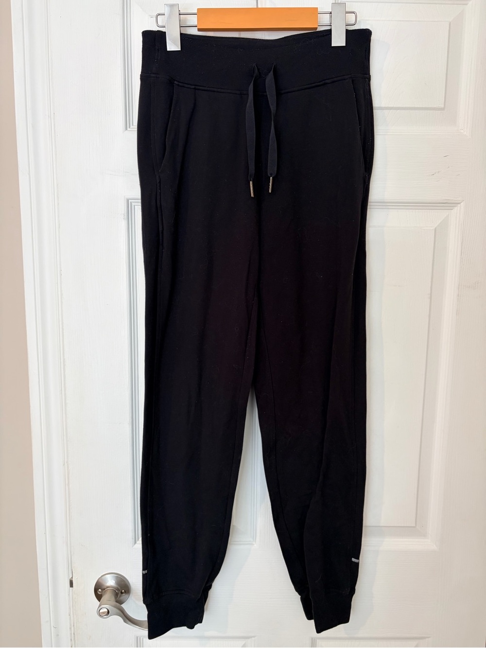 Black Ready to Rulu Drawstring Cuffed Joggers